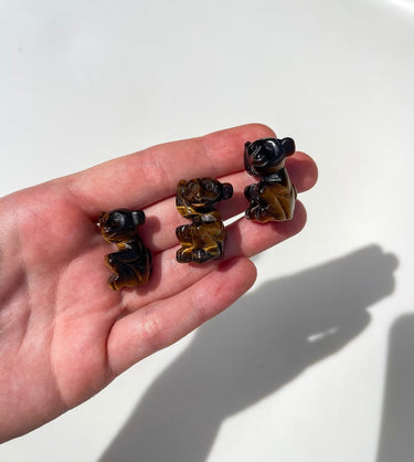 Tigers Eye Monkey Halo Quartz